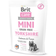 Сухой корм для взрослых собак породы йоркширский терьер Brit Care Sensitive Grain Free Yorkshire 400 г mini slide 1
