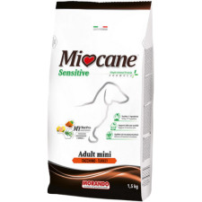 Монопротеїновий сухий корм для собак дрібних порід Morando MioCane Mini Sensitive Monoprotein індичка 1.5 кг mini slide 1