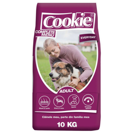 Сухий корм Cookie Everyday для собак усіх порід 10 кг