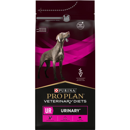 Сухой диетический корм для взрослых собак Purina Pro Plan Veterinary UR Urinary против струвитных камней 1.5 кг