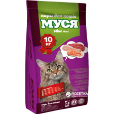 Сухий корм для котів Муся зі смаком мікс 10 кг 18320 mini slide 1