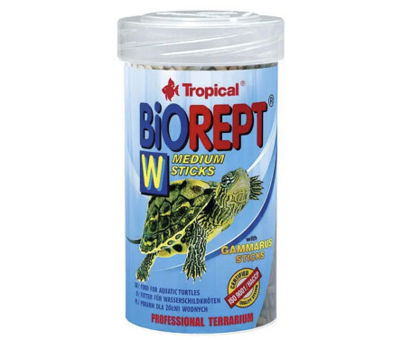 Корм ​​Tropical Biorept W для земноводних і водних черепах 100 мл/30 г