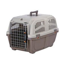 Переноска для собак и кошек Trixie Skudo 3 40 х 39 х 60 см до 24 кг Серая с темно-серым mini slide 1
