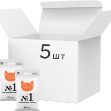 Упаковка наполнителя для кошачьего туалета Super Cat №1 Древесный впитывающий 3 кг 5 шт (5х5 л) (14820082490277) mini slide 1