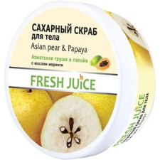 Цукровий скраб для тіла Fresh Juice Asian Pear&Papaya 225 мл mini slide 1