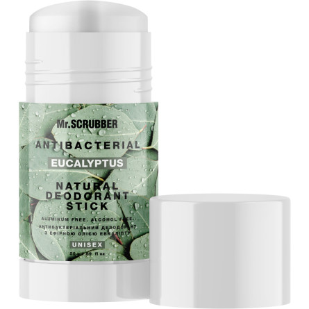 Антибактеріальний дезодорант Mr.Scrubber Antibacterial Eucalyptus з ефірною олією евкаліпта 50 мл slide 1