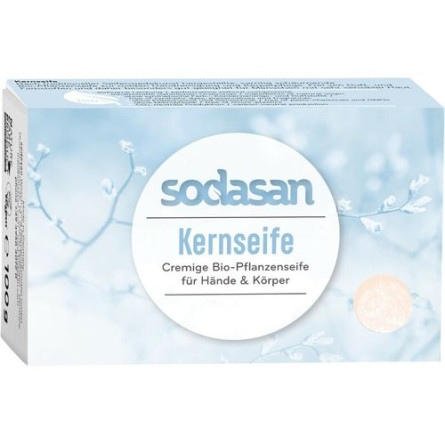Органическое мыло для чувствительной кожи Sodasan неароматизированное 100 г slide 1