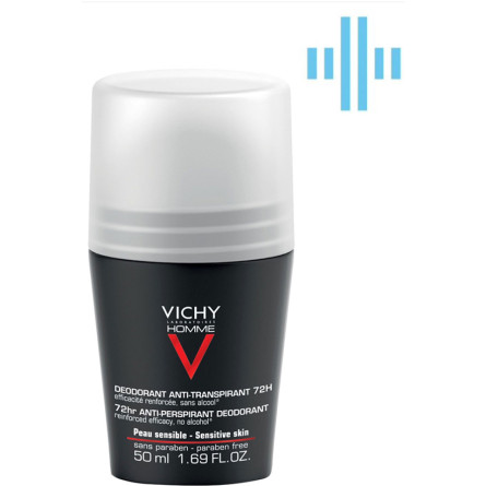 Дезодорант шариковый Vichy Deo Anti-Transpirant 72H для мужчин 50 мл