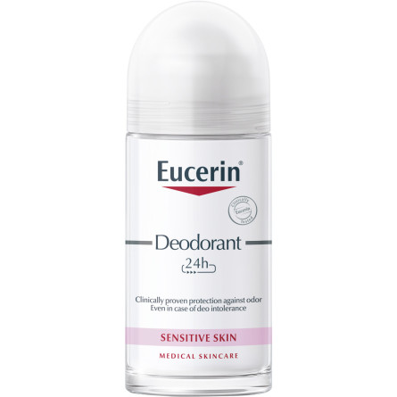 Антиперспірант роликовий Eucerin 24 години захисту для гіперчутливої і схильної до алергічних реакцій шкіри 50 мл