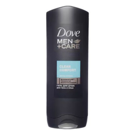 Гель для душу Dove Men + Care Чистота та комфорт 250 мл