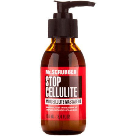 Антицелюлітна масажна олія для тіла Mr.Scrubber Stop Cellulite 100 мл