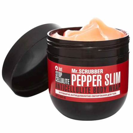 Зігрівальне обгортання для тіла Mr. Scrubber Stop Cellulite Pepper Slim Антицелюлітне 250 г slide 1