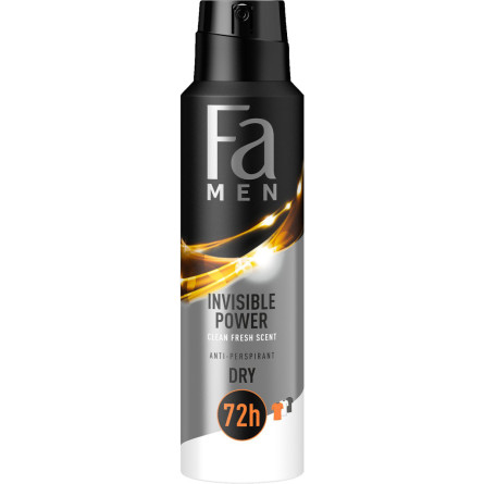 Дезодорант-аэрозоль Fa Men Xtreme Invisible Power 150 мл