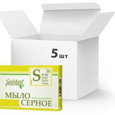 Упаковка мила Golden Pharm Сірчаного 70 г х 5 шт. mini slide 1