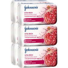 Упаковка мыла Johnson’s Body Care Vita Rich Преображающего с экстрактом цветка граната 90 г х 6 шт mini slide 1