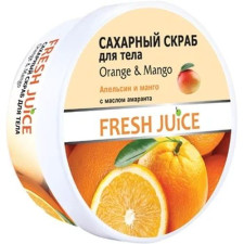 Сахарный скраб для тела Fresh Juice Orange & Mango 225 мл mini slide 1