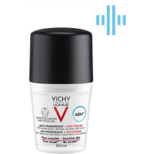 Дезодорант кульковий Vichy 48 годин проти білих і жовтих плям на одязі для чоловіків 50 мл mini slide 1