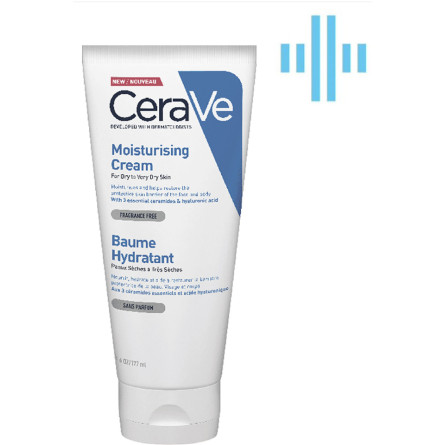 Увлажняющий крем CeraVe для сухой и очень сухой кожи лица и тела 177 мл slide 1