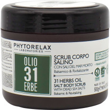 Скраб для тіла розслаблюючий та тонізуючий Phytorelax 31 Herbs OIL Vegan & Organic 500 г mini slide 1