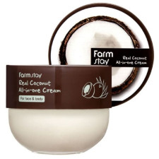 Крем для обличчя і тіла FarmStay Real Coconut All-In-One Cream з кокосом 300 мл mini slide 1