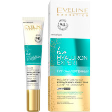 Мульти-питательный крем для кожи вокруг глаз Eveline Cosmetics Bio Hyaluron Expert Лифтинг эффект 20 мл mini slide 1