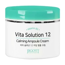 Крем для обличчя Jigott Заспокійливий Vita Solution 12 Calming Ampoule Cream 100 мл mini slide 1