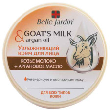 Зволожувальний крем Belle Jardin Cream Goat's milk Козяче молоко й арганова олія 200 мл mini slide 1