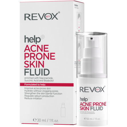 Флюид для подверженной акне кожи Revox B77 Help Acne Prone Skin Fluid 30 мл slide 1