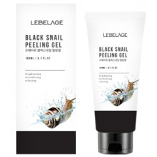 Пілінг-скатка з муцином чорного равлика Lebelage Black Snail Peeling Gel 180 мл mini slide 1