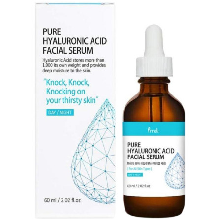 Сыворотка для лица Prreti Pure Hyaluronic Acid Facial Serum с гиалуроновой кислотой 60 мл