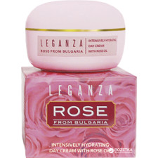 Інтенсивний денний крем Leganza Rose from Bulgaria зволожувальний з рожевою олією 45 мл mini slide 1