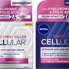 Набір NIVEA Hyaluron Cellular з гіалуроновою кислотою Денний + Нічний крем 2 х 50 мл mini slide 1