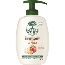 Крем-мыло L'Arbre Vert смягчающее с натуральным экстрактом персика 300 мл mini slide 1