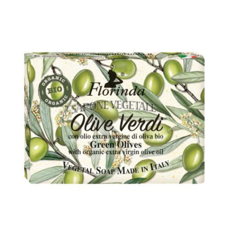 Мило натуральне Florinda Зелені оливки з оливковою олією 200 г
