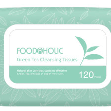 Очисні серветки Food A Holic Green Tea Cleansing Tissues 120 шт. mini slide 1
