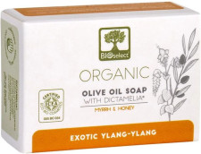 Натуральне оливкове мило BIOselect проти старіння з миррою і медом 80 г mini slide 1