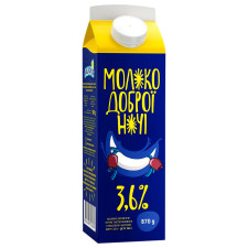 Молоко Молокія Доброї Ночі пастеризоване 3.6% 870г mini slide 1