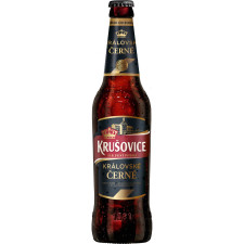 Пиво Krusovice Cerne темне 3,8% 0,5л в скляній пляшці mini slide 1