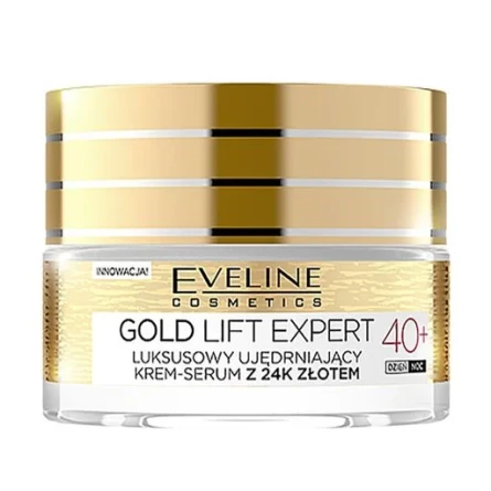 Зміцнювальний крем-сироватка Eveline Gold Lift Expert 40+ 50 мл