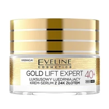 Зміцнювальний крем-сироватка Eveline Gold Lift Expert 40+ 50 мл mini slide 1