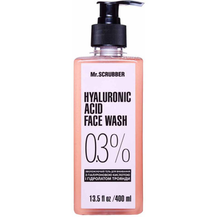 Гель для умывания Mr.Scrubber Hyaluronic acid face wash 0.3% с гиалуроновой кислотой 400 мл (13010)