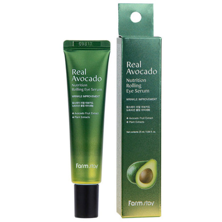 Сироватка для очей Farm Stay Real Avocado Nutrition Rolling Eye Serum з авокадо 25 мл