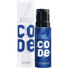 Парфумований спрей для чоловіків Wild Stone Code Body Perfume Titanium 120 мл mini slide 1