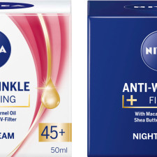 Набор NIVEA Против морщин + Упругость 45+ Дневной и ночной крем 2 х 50 мл mini slide 1