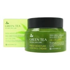 Крем для обличчя Bonibelle Зелений чай Green Tea Fresh Moisture Control Cream 80 мл mini slide 1
