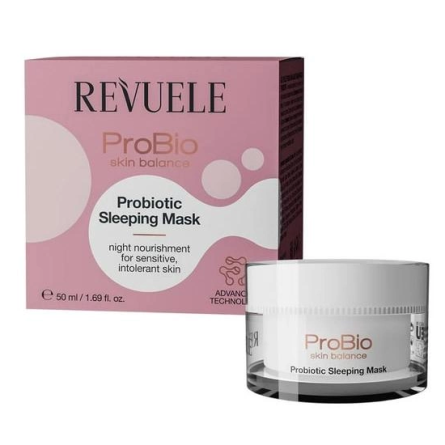 Ночная маска для лица REVUELE Probio Skin Balance Probiotic Несмываемая 50 мл