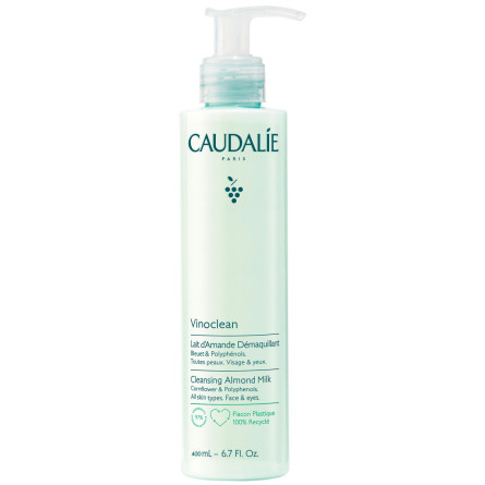 Миндальное молочко для снятия макияжа Caudalie Vinoclean 400 мл