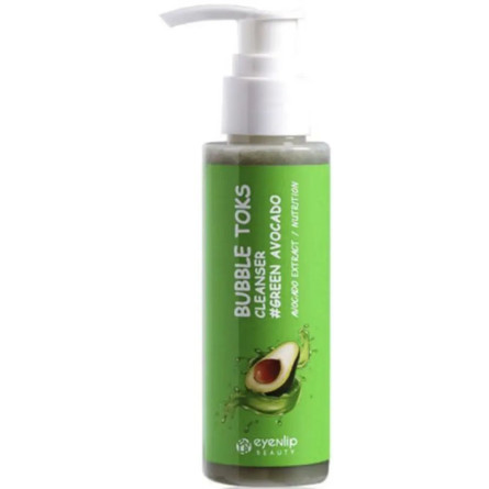 Пінка киснева для вмивання Eyenlip Bubble Toks Cleanser Green Avocado 100 мл