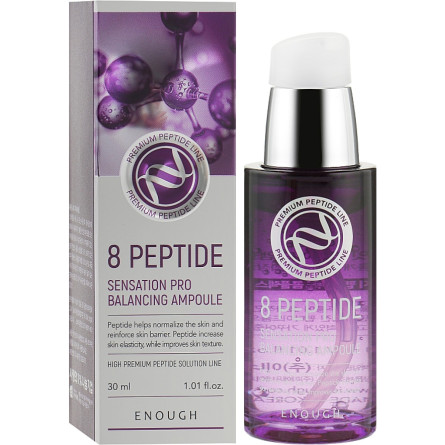 Сыворотка для лица Enough 8 Peptide Sensation Pro Balancing Ampoule с пептидами 30 мл