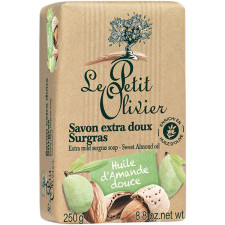 Экстра нежное мыло Le Petit Olivier 100% vegetal oils soap Масло сладкого миндаля 250 г mini slide 1